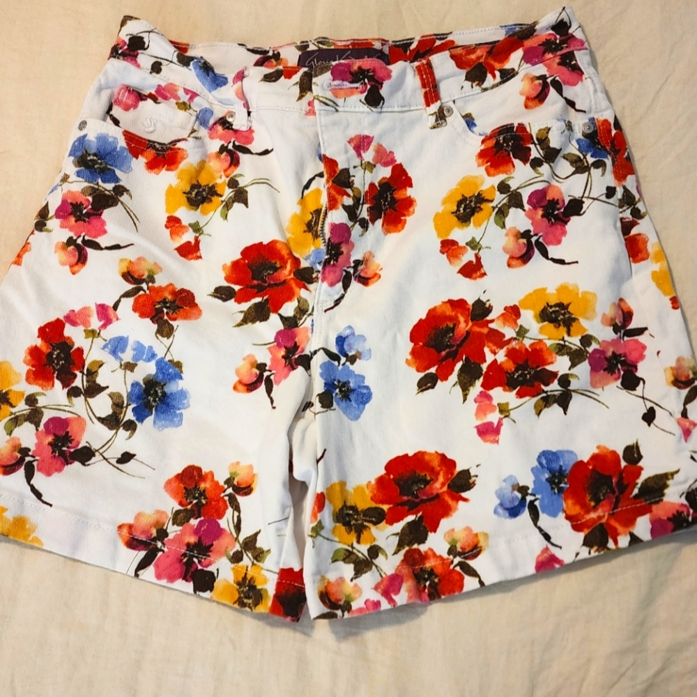 Floral Jeans Women's Shorts